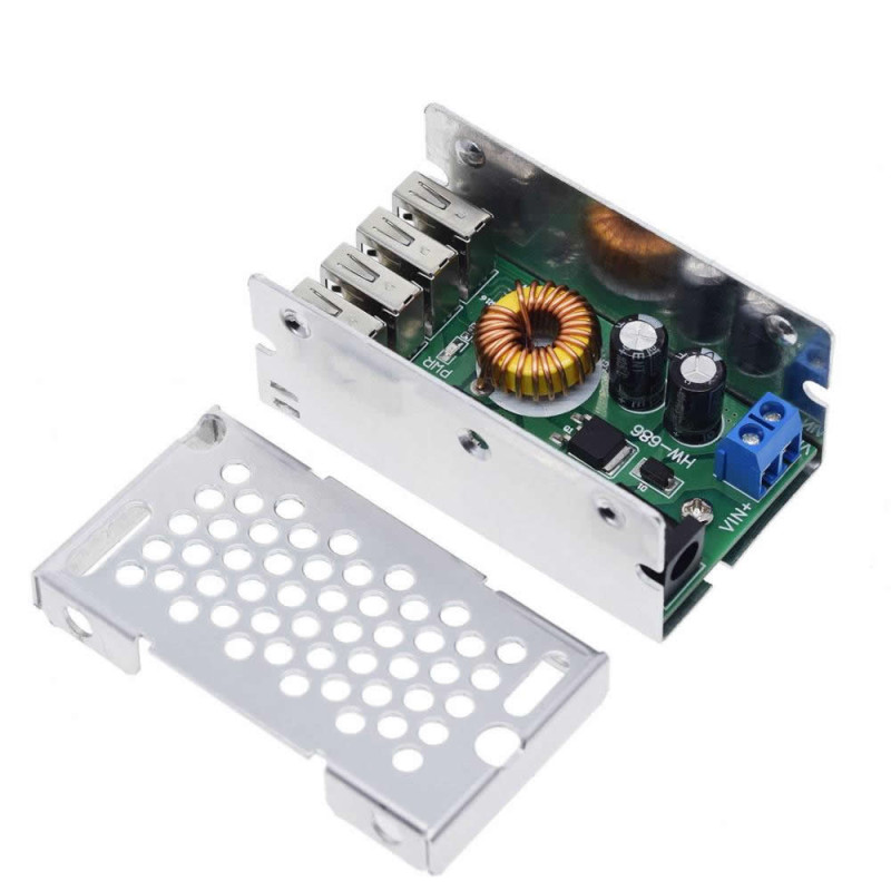 4 Usb Port 5V 5A Step Down Converter