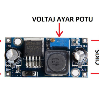 LM2596 Ayarlı Güç kaynağı