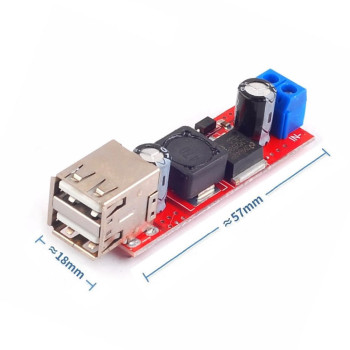LM2596 Dual USB Power Modül