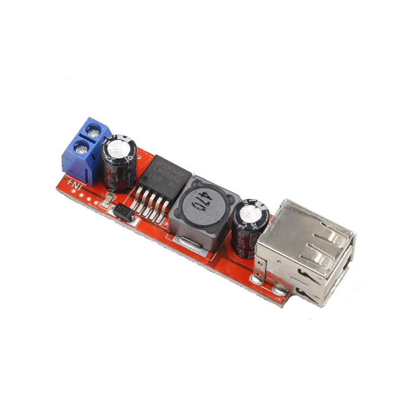 LM2596 Dual USB Power Module