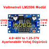 LM2596 Adjustable Power Module with Voltmeter
