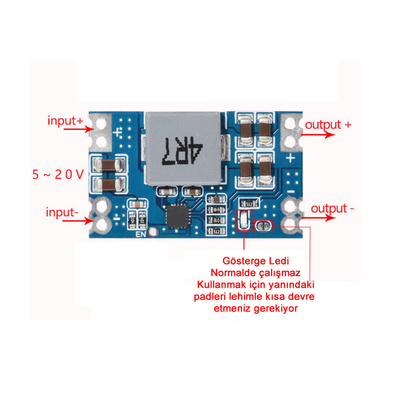 Mini560 12V Voltaj Düşürücü Modül
