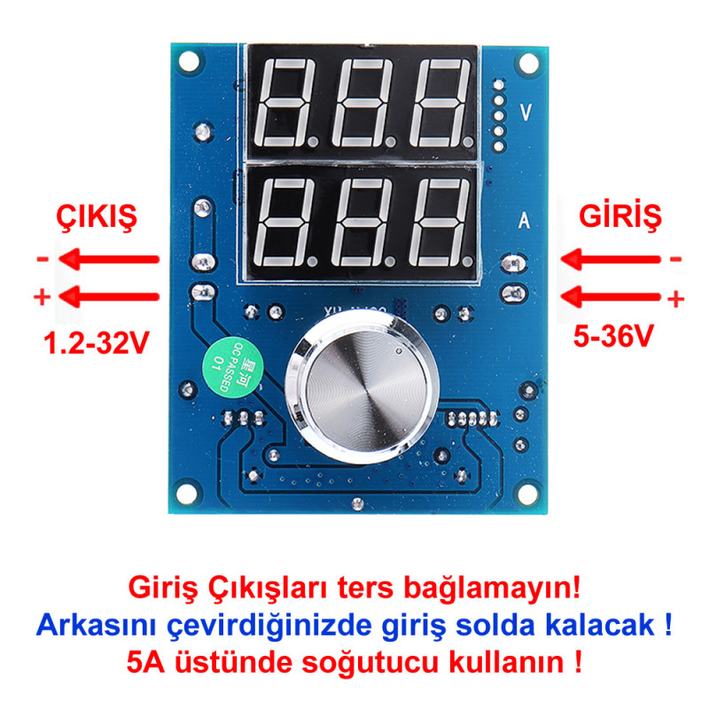 XH-M403 XL4016 Ayarlanabilir Güç Kaynağı