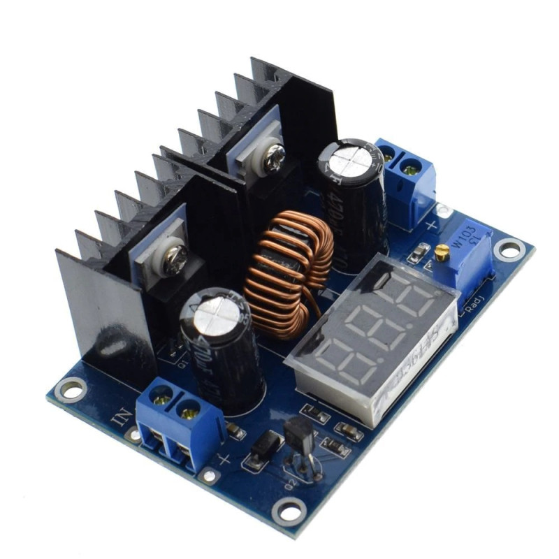 XL4016 5A Adjustable Power Supply With Voltmeter