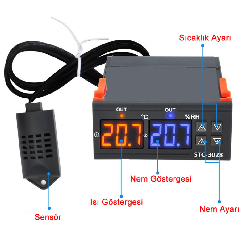 STC-3028 220V Thermostat