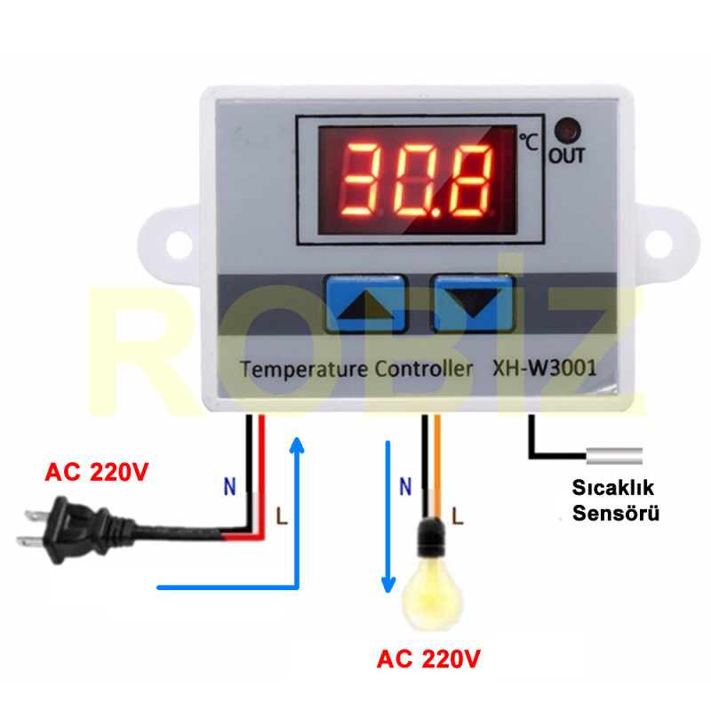 XH-W3001 AC 220V Digital Thermostat