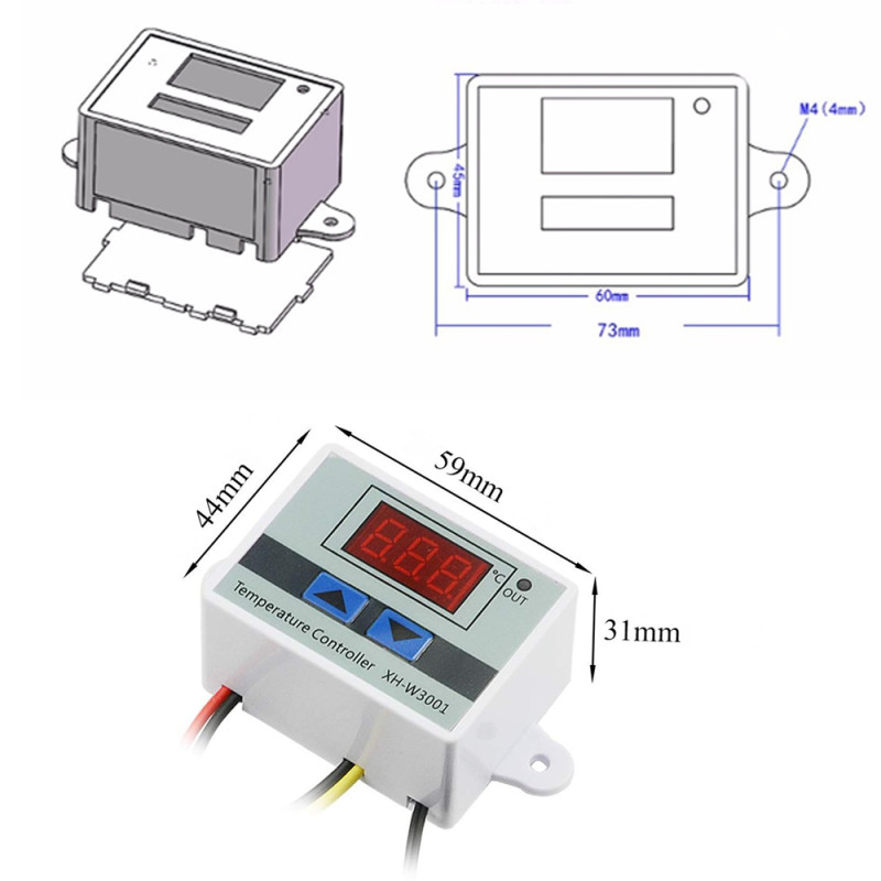 XH-W3001 AC 220V Digital Thermostat
