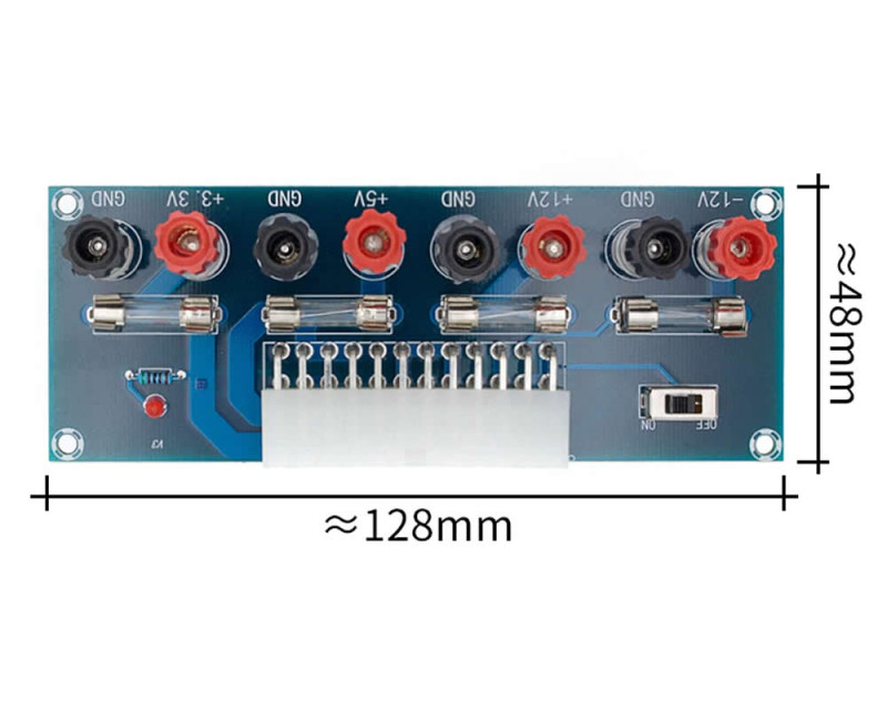 Atx Power Supply Voltage Output Board