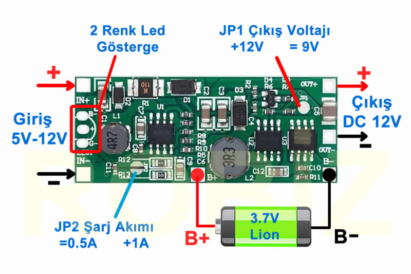 12V Ups Module