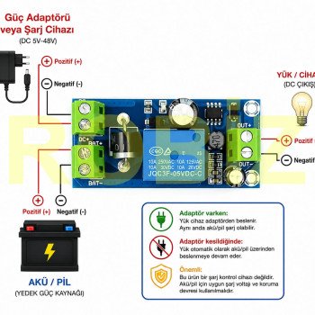 48V Ups Modül V2 Şarj