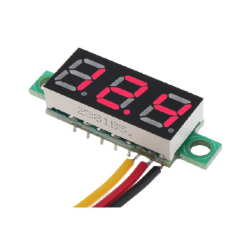 Voltmetre 0.28' 0-100V Kırmızı