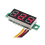 Voltmeter 0.28' 0-100V Red