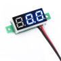 Voltmeter 0.28' 0-100V Blue