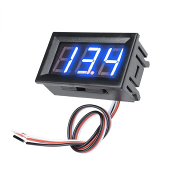 Voltmeter 0.56' 0-30V Blue