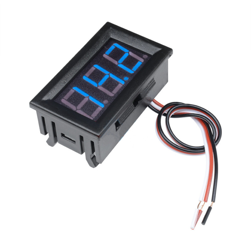 Voltmeter 0.56' 0-30V Blue