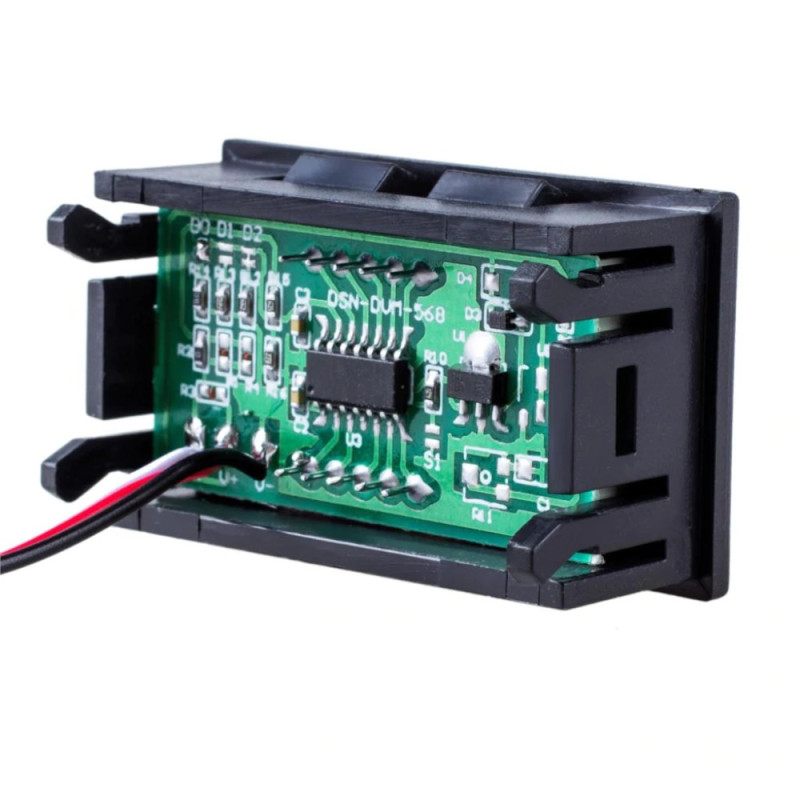 Voltmeter 0.56' 0-30V Blue