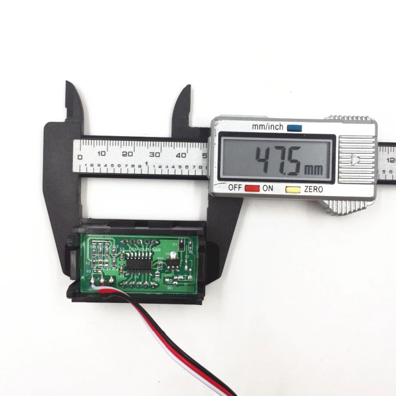 Voltmeter 0.56' 0-30V Blue