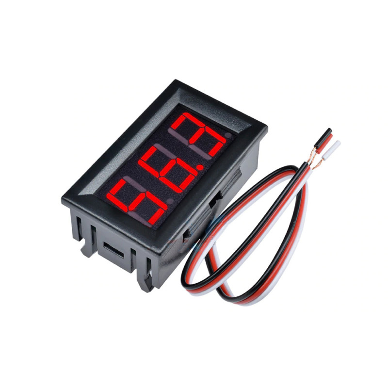 Voltmeter 0.56' 0-100V Red