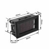 0-100V 10A Voltmetre Ampermetre
