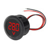 4-100V Dc Voltmeter Red Round