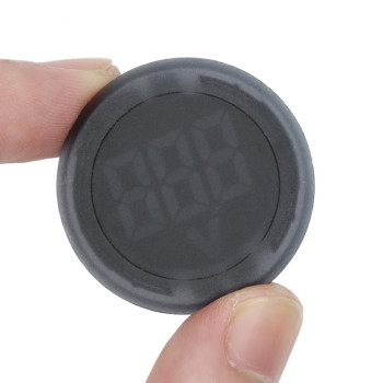 4-100V Dc Voltmeter Red Round