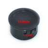 4-100V Dc Voltmeter Red Round