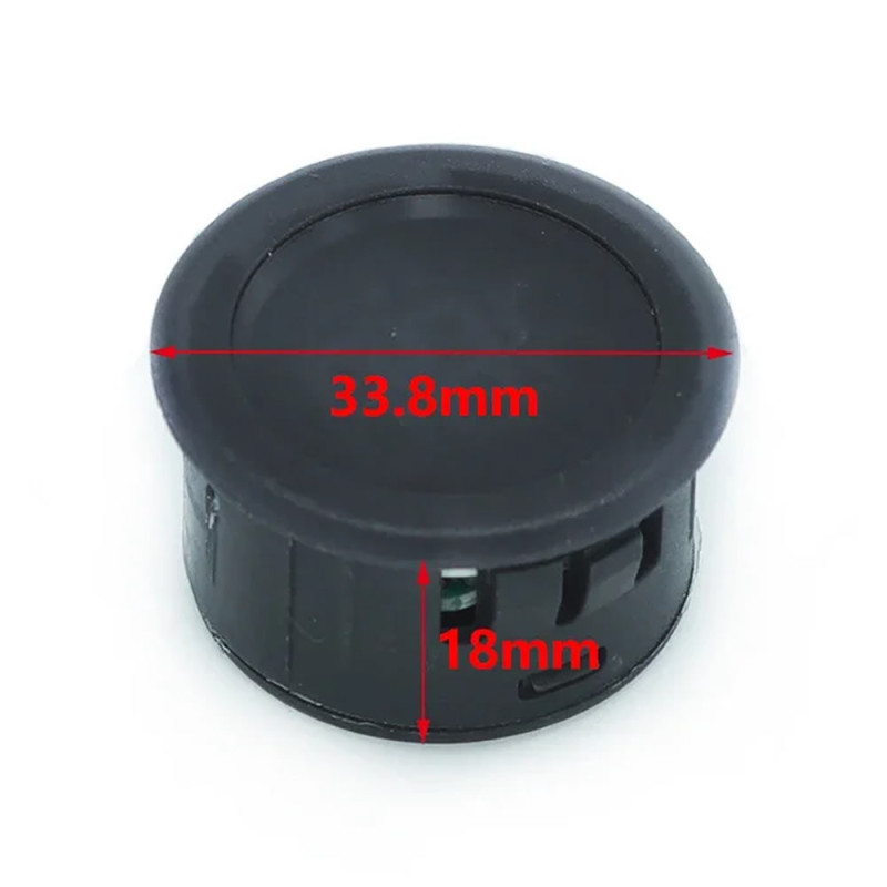 4-100V Dc Voltmeter Red Round
