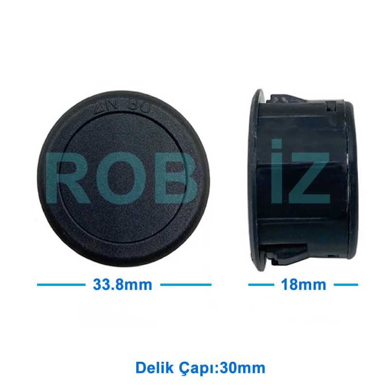 4-100V Dc Voltmeter Red Round