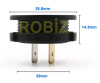 DC Voltmeter 48V Round