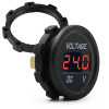 DC Voltmeter 48V Round