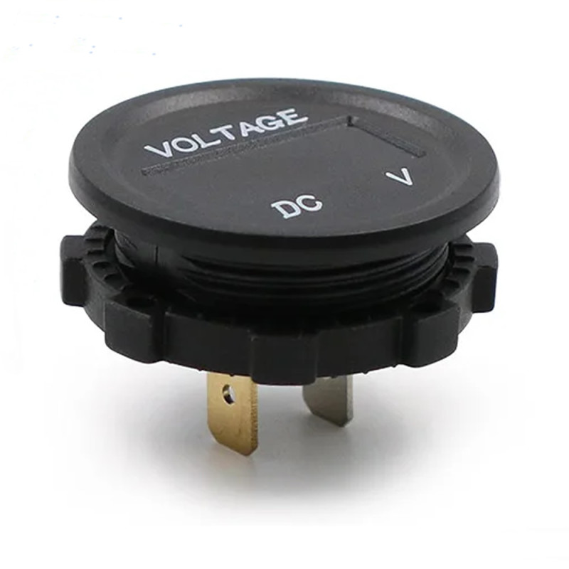 DC Voltmeter 48V Round