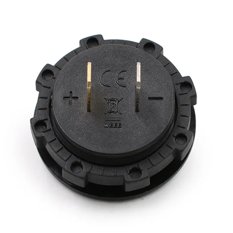 DC Voltmeter 48V Round