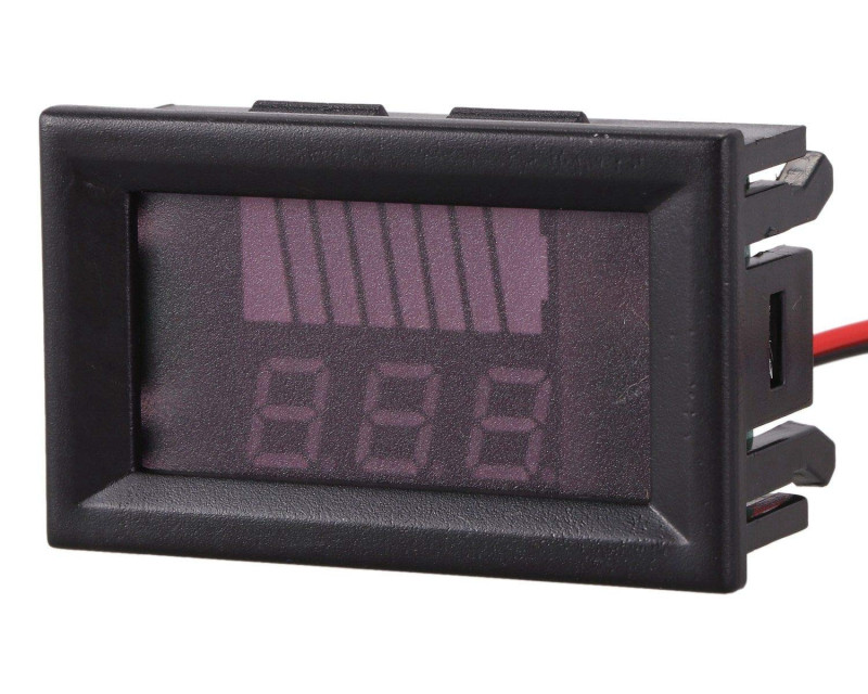 Battery Capacity Indicator with Voltmeter
