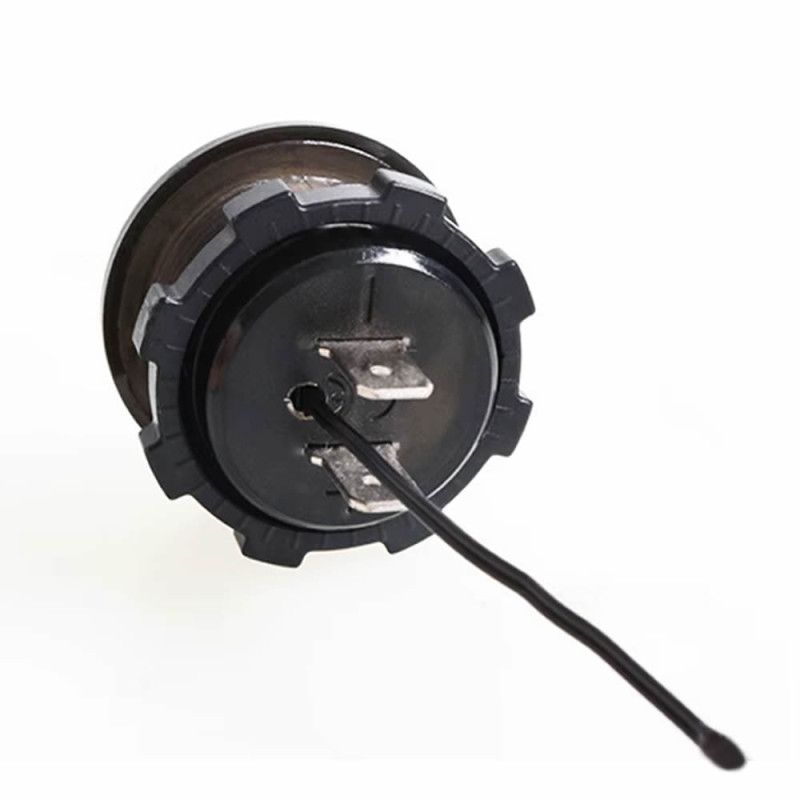 Round Voltmeter Thermometer 12V/24V