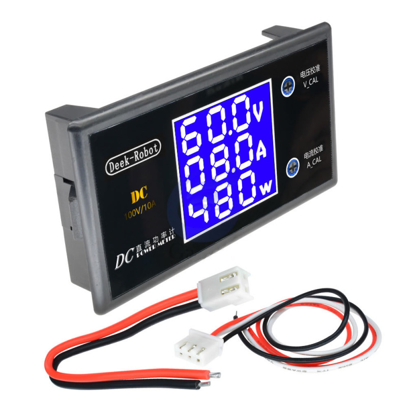 0-100V 10A Voltmeter Ammeter Wattmeter