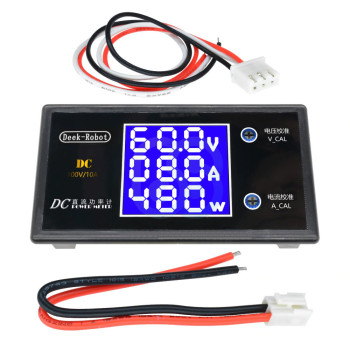 0-100V 10A Voltmetre Ampermetre Wattmetre