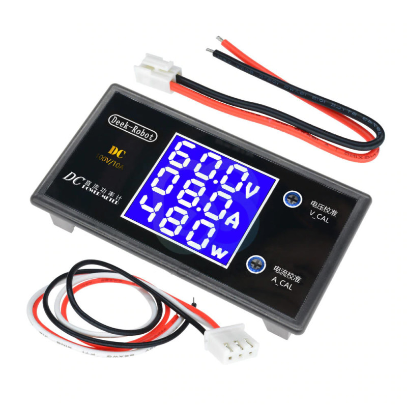 0-100V 10A Voltmeter Ammeter Wattmeter
