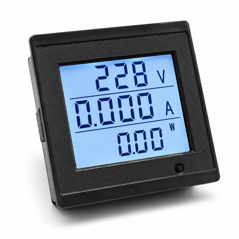 DC 6-200V 20A Digital Voltmeter Ammeter Wattmeter