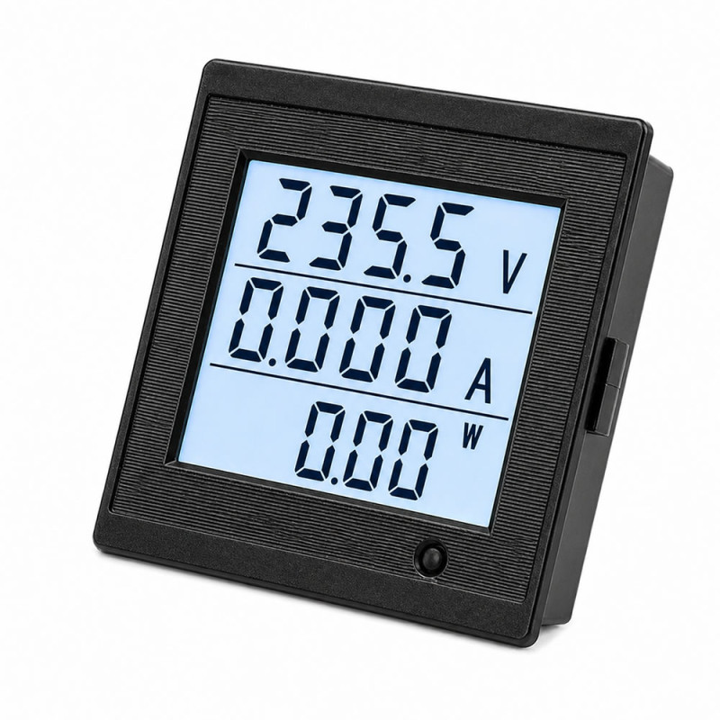 DC 6-200V 20A Digital Voltmeter Ammeter Wattmeter