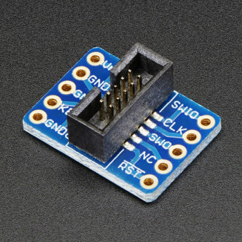 2x5 Pin 1.27mm to 2.54mm Converter Board Adafruit 2743