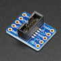 2x5 Pin 1.27mm to 2.54mm Converter Board Adafruit 2743
