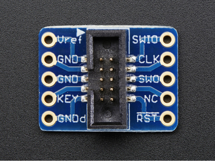 2x5 Pin 1.27mm to 2.54mm Converter Board Adafruit 2743