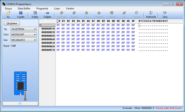 CH341A EEprom Flash Programmer