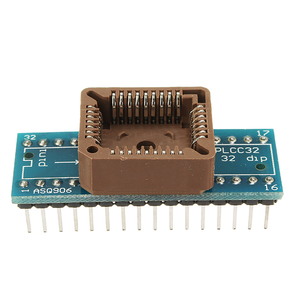PLCC32 to DIP32 Converter Adapter