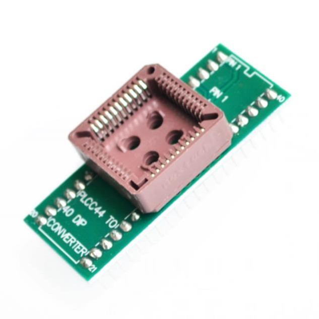PLCC44 to DIP40 Çevirici Adaptör