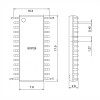 SOP28 SO28 to DIP28 Spring Adapter Socket