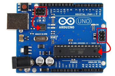 Atmel 10 Pin 6 pin Converter
