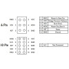 Atmel 10 Pin 6 pin Çevirici