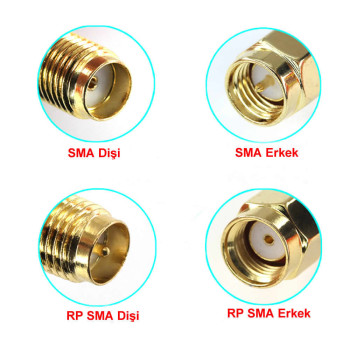 Sma Male to Sma Female 90 Degree Adapter