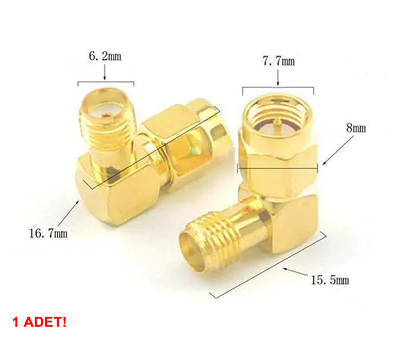 Sma Male to Sma Female 90 Degree Adapter